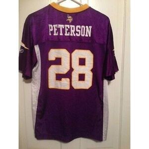 Minnesota Vikings Adrian Peterson Size Youth XL 18-20 Reebok Jersey